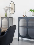 Adelaide Vitrine Stahl/Glas, schwarz Vitrine Living Nordic