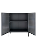 Adelaide Vitrine Stahl/Glas, schwarz Vitrine Living Nordic