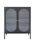 Adelaide Vitrine Stahl/Glas, schwarz Vitrine Living Nordic