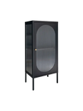 Adelaide Vitrine Stahl/Glas, schwarz Vitrine Living Nordic