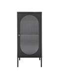 Adelaide Vitrine Stahl/Glas, schwarz Vitrine Living Nordic 50x35x110 cm