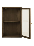 Zamora Hängeschrank Eiche/Eichenfurnier/Sicherheitsglas Hängevitrine Living Nordic