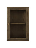 Zamora Hängeschrank Eiche/Eichenfurnier/Sicherheitsglas Hängevitrine Living Nordic