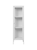 Brisbane Slim Vitrine weiß Vitrine Living Nordic 40x35x140 cm