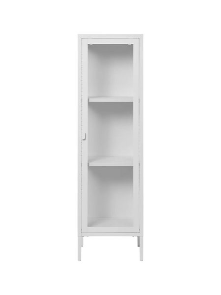 Brisbane Slim Vitrine weiß Vitrine Living Nordic 40x35x140 cm
