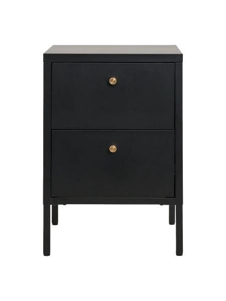 Dalby Kommode Stahl, schwarz Kommode Living Nordic
