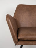 Bon Loungesessel in Braun, Detail