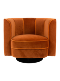 Flower Loungesessel in Orange, Ansicht 1