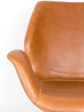 Nikki Loungesessel in Braun, Detail