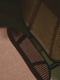Spike Loungesessel in Natur/Rosa, Detail