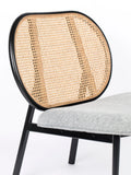 Spike Loungesessel in Natur/Grau, Detail