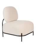 Polly Loungesessel Teddy Creme, Ansicht 1