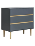 Bisley Kommode lackiertes Holz, dunkelgrau Kommode Living Nordic