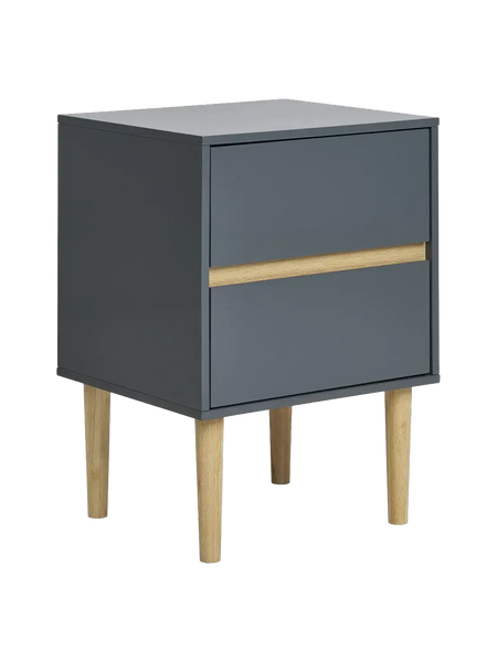 Bisley Beistelltisch lackiertes Holz, dunkelgrau Beistelltisch Living Nordic