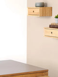 Luzern Hängekommode 1 Schublade, lackierte Eiche Hängevitrine Living Nordic
