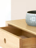 Luzern Hängekommode 1 Schublade, lackierte Eiche Hängevitrine Living Nordic