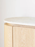 Larvik Sideboard Granit/Eschenfurnier, natur/off-weiß Sideboard Living Nordic