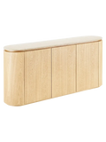 Larvik Sideboard Granit/Eschenfurnier, natur/off-weiß Sideboard Living Nordic
