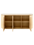 Larvik Sideboard Granit/Eschenfurnier, natur/off-weiß Sideboard Living Nordic