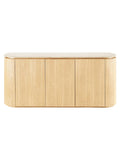 Larvik Sideboard Granit/Eschenfurnier, natur/off-weiß Sideboard Living Nordic