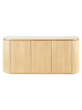 Larvik Sideboard Granit/Eschenfurnier, natur/off-weiß Sideboard Living Nordic