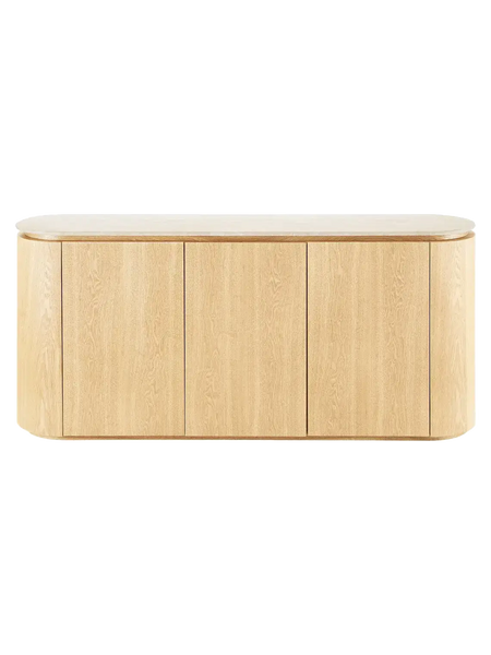 Larvik Sideboard Granit/Eschenfurnier, natur/off-weiß Sideboard Living Nordic