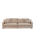 Sense 3-Sitzer Sofa in Beige, Ansicht 1