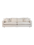 Sense 3-Sitzer Sofa in Creme, Ansicht 1