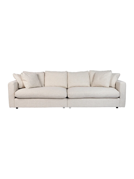 Sense 3-Sitzer Sofa in Creme, Ansicht 1