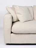Sense 3-Sitzer Sofa in Creme, Detail