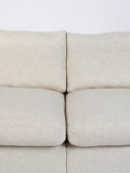 Sense 3-Sitzer Sofa in Creme, Detail