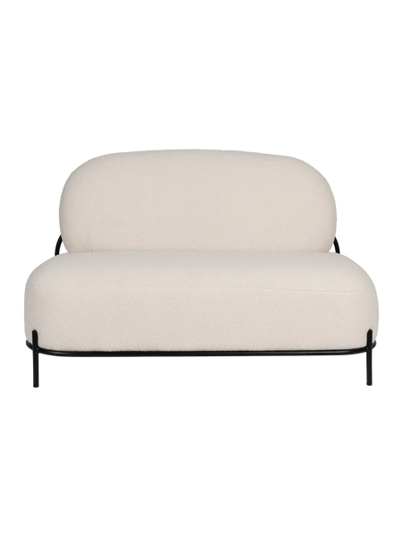 Polly 2-Sitzer Sofa Teddy Creme, Ansicht 1