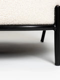 Polly 2-Sitzer Sofa Teddy Creme, Detail