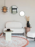 Polly 2-Sitzer Sofa Teddy Creme im Raum