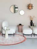 Polly 2-Sitzer Sofa Teddy Creme im Raum