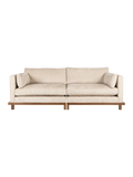Blossom Sofa in Sand/Walnuss, Ansicht 1
