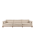 Blossom Sofa in Sand/Walnuss, Ansicht 1