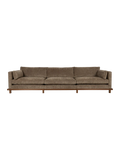 Blossom Sofa in Moosgrün/Walnuss, Ansicht 1