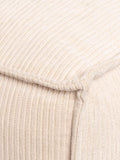 Fat Freddy Rib Ecksofa in Natur, Detail