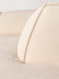 Fat Freddy Rib Ecksofa in Natur, Detail