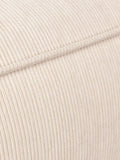 Fat Freddy Rib Ecksofa in Natur, Detail