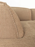 Fat Freddy Rib Ecksofa in Karamell, Detail