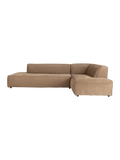 Fat Freddy Rib Ecksofa in Karamell, Ansicht 1
