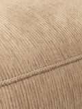 Fat Freddy Rib Ecksofa in Karamell, Detail