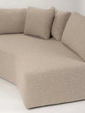 Prosper Ecksofa in Cappuccino, Detail