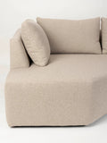 Prosper Ecksofa in Cappuccino, Detail