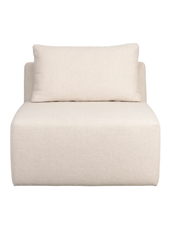 Prosper Sofa-Element 1-Sitzer in Cappuccino, Detail