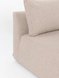 Prosper Sofa-Element 1-Sitzer in Cappuccino, Detail