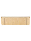 Larvik TV-Bank Granit/Eschenfurnier, natur/off-weiß TV-Bank Living Nordic