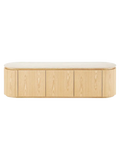Larvik TV-Bank Granit/Eschenfurnier, natur/off-weiß TV-Bank Living Nordic
